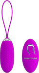 Pretty Love Joanna Vibrator Ouă cu Telecomandă 7cm BI-014362W-5 Violet