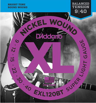 Daddario XL Nickel Super Light Balanced Tension 9-40