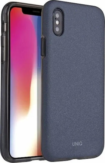Uniq Lithos Задна корица Пластмаса Син (iPhone X / XS)