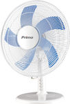 Primo PRTF-80445 800445 Ventilator de Masă 50W Diametru 40cm Alb