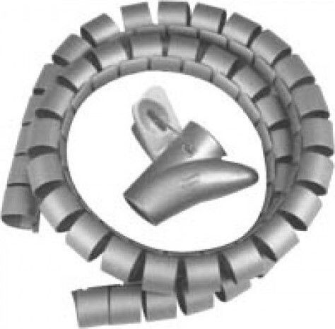 CHS Σπιράλ Καλωδίων CHT-20A CHS 20mm 2m Γκρι 1τμχ