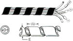 Eval Σпирални Кабелни Тръби 13мм 10м Черно 1бр