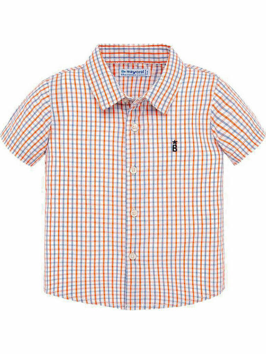 Mayoral Kids Checked Shirt Multicolour