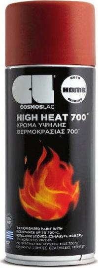 Cosmos Lac Спрей Боядисване High Heat Висока температура с Металик Ефект Червено Червен № 353 400мл