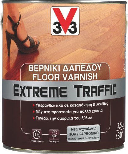 V33 Extreme Traffic Βερνίκι Επιφάνειας Νερού Άχρωμο Σατινέ 750ml