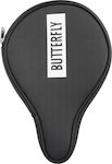 Butterfly Logo Round Θήκη για Ρακέτα Ping Pong Μαύρη