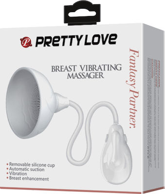 Pretty Love Breast Vibrating Massager Clear