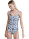 BodyTalk 1201-906047 One-Piece Swimsuit Floral Black 1201-906047-00100