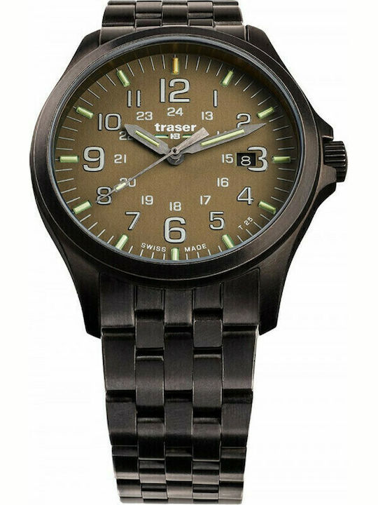 Traser P67 Officer Gunmetal Khaki Men's Watch 4...
