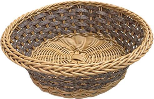 AGC Brotkorb Geflecht Braun 27.5x27.5x9cm