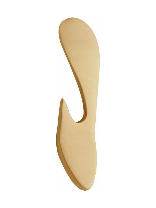 Zogometal Wall Hanger Metal Matte White 4.3x16.5cm