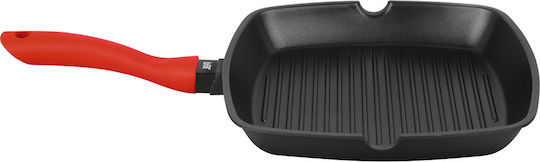 Pal Pal Red Serie Grill aus Aluminium mit Antihaftbeschichtung 24cm