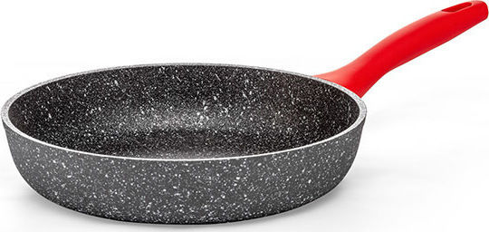 Luigi Ferrero Luigi Ferrero Aluminum Pan with Lid with Stone Interior Coating 26cm