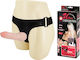 Baile Ultra Cyberskin Strap Penis Harness with Dildo 16cm in skin color