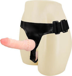 Baile Ultra Female Harness Harness with Double Dildo 16.5cm in skin color