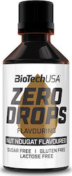 Biotech USA Zero Drops Drops with Aroma Nut Nougat Gluten free 50ml