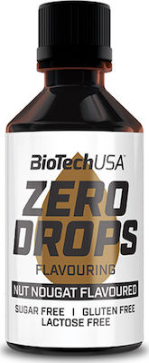 Biotech USA Zero Drops Picături cu Aromă de Turtă cu nuci Fără gluten 50ml