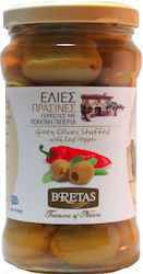 Bretas Pitless Stuffed Green Olives 314gr