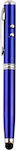 4 Σε 1 Στυλό-Φακός Touch Pen σε Μπλε χρώμα