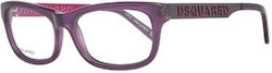 Dsquared2 Eyeglass Frame Purple DQ 5095 020