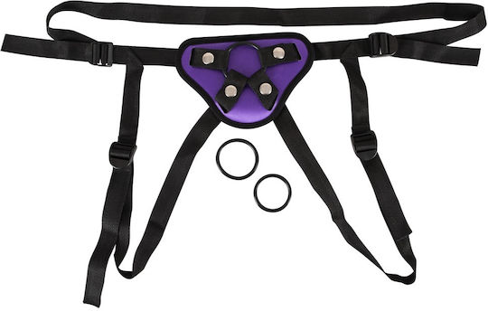 You2Toys Universal Harness + 3 Rings Harness in Purple Color