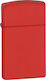 Zippo Slim Windproof Flame Lighter in Red Color