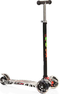 Byox Kids Scooter Foldable Rapture 3-Wheel for 3+ Years Black