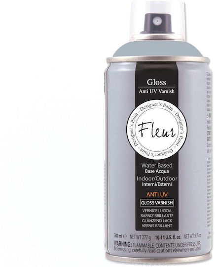 Fleur Спрей Полски Vernice Di Finitura Anti-UV с Блестящ Ефект Прозрачен 300мл