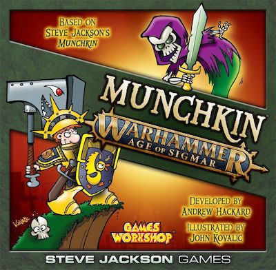 Steve Jackson Games Joc de Masă Munchkin Warhammer Age of Sigmar pentru 3-6 Jucători 14+ Ani 4484SJG