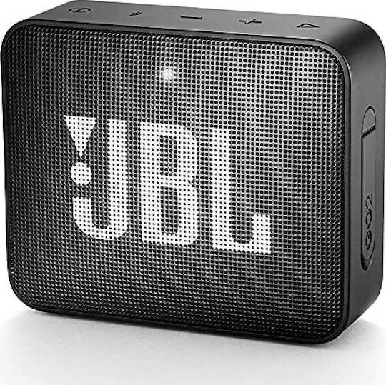JBL Go 2 JBLGO2BLKAM Waterproof Bluetooth Speaker 3W with Battery Life up to 5 hours Midnight Black