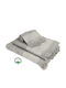Dimcol Bath Towel Set 3pcs Nemesis 11 Grey Dark Weight 475gr/m²