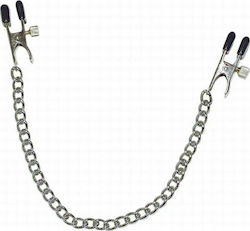 You2Toys Sextreme Two Nipple Clips Screw Clamps Nipple Clamps in Silver Color
