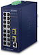 Planet IGS-4215-16T2S Managed L2 Switch with 16 Gigabit (1Gbps) Ethernet Ports and 2 SFP Ports