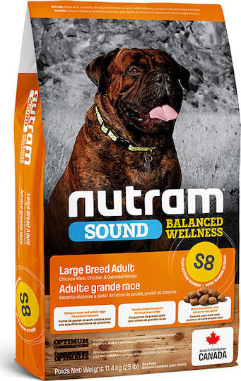 S8 Sound Balanced Wellness 11.4kg Dry Dog Food For Adult Dogs Large Breeds With Chicken