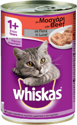 Whiskas Κονσέρβα Wet Food for Adult Cats In Can with Calf 1pc 400gr