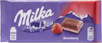 Milka Σοκολάτα Γάλακτος Strawberry Yoghurt 100gr