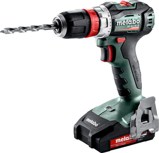Metabo BS 18 L BL Q Δραπανοκατσάβιδο Μπαταρίας 18V 2x2Ah