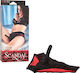Calexotics Scandal Pegging Panty Set Lenjerie intimă cu Dildo 13cm în Culoare Roșu