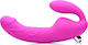 XR Strap U Royal Rider Strap On Vibrator με Διπλό Dildo 20cm και Δόνηση σε Μωβ Χρώμα
