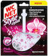 Wc Net Style Crystal Block Toilette mit Duft rosa Blumen 36.5gr