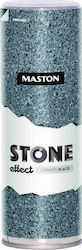Maston Σπρέι Βαφής Stone Effect Granite Black 400ml
