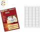 Sorex 6400 Selbstklebende A4-Etiketten 48.5x16.9mm