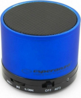 Esperanza Ritmo Bluetooth Speaker 3W with Battery Life up to 2 hours Blue