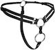 Strap U Unity Double Penetration Strap On Harness Harness σε Μαύρο Χρώμα