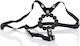 Calexotics Lover's Thong with Stroker Beads Fully Adjustable Gurtzeug in Schwarz Farbe