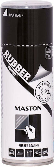 Maston Spray Schutzfolie RUBBERcomp mit Matt Effekt Black 400ml