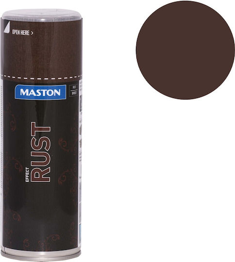 Maston Σπρέι Βαφής Rust Effect Κόκκινο 400ml