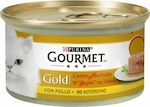Purina Gourmet Gold Wet Food for Adult Cats In Can with Chicken η Καρδιά της Γεύσης 1pc 85gr