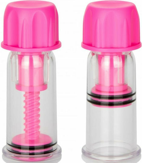 Calexotics Nipple Play Vacuum Twist Suckers Αναρροφητής Sfârcuri Roz 2buc