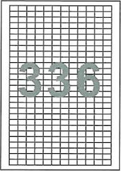 Fleks 33600 Self-Adhesive Rectangular A4 Labels 15x10mm